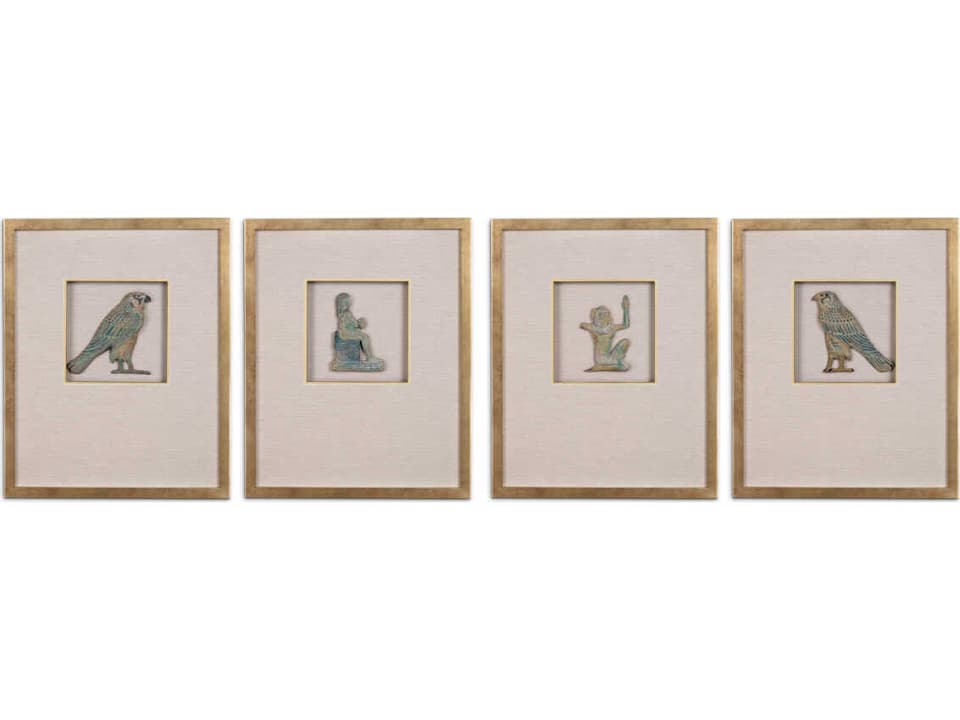 Prints Wall Art Inlay Hermopolis Set of 4