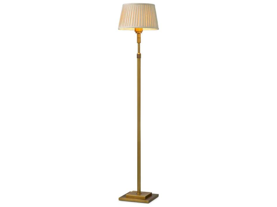 Tryon Floor Lamp The Met x  Collection Antique Brass