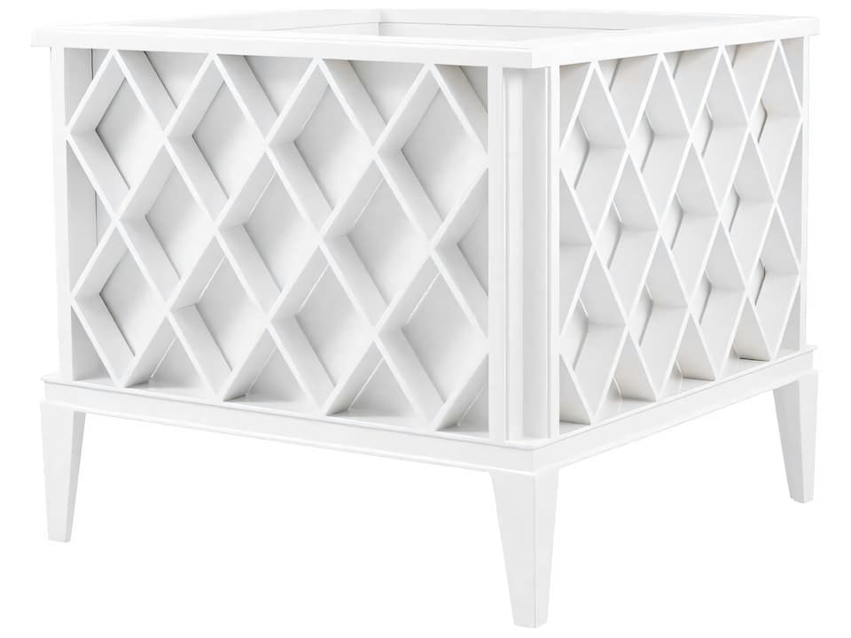 Ocean Club Outdoor Planter in White
