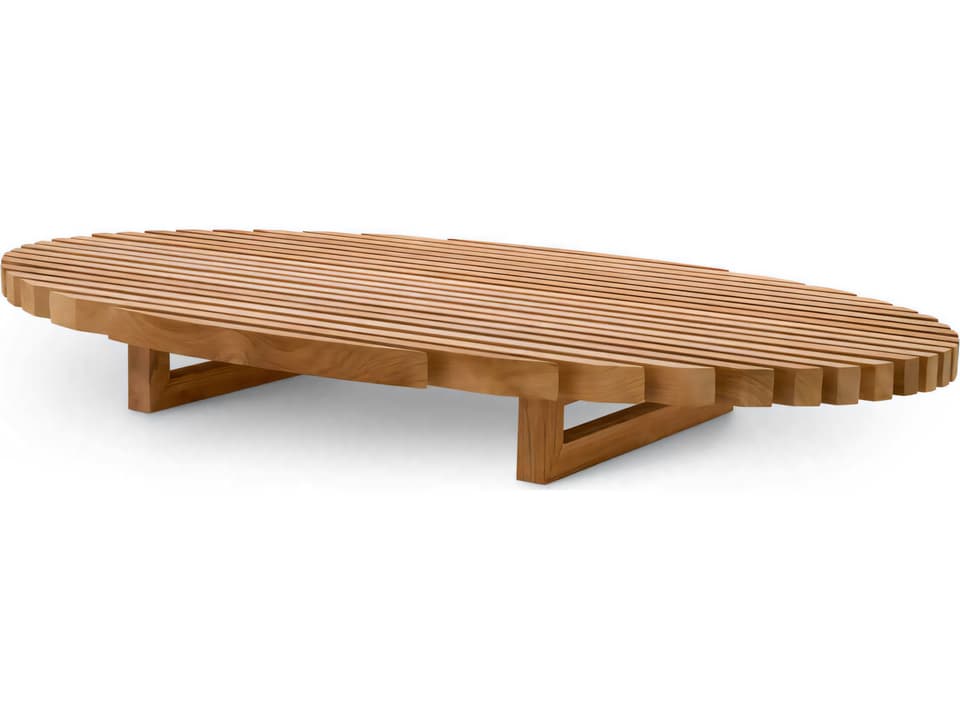 Eichholtz Free Form Natural Teak Coffee Table