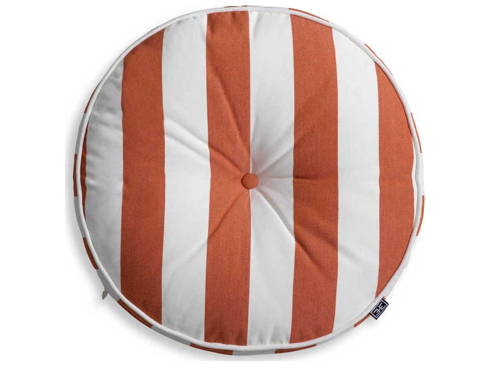 Florent 16-Inch Round Outdoor Cushion in Orange