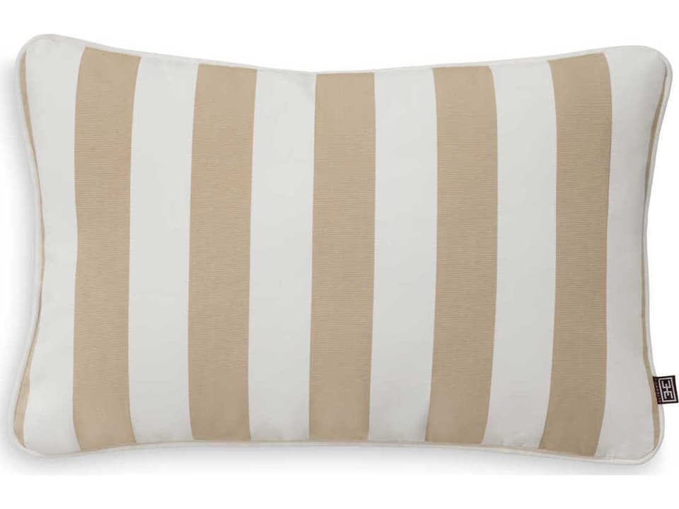 Eichholtz Florent Rectangular Outdoor Throw Pillow in Beige