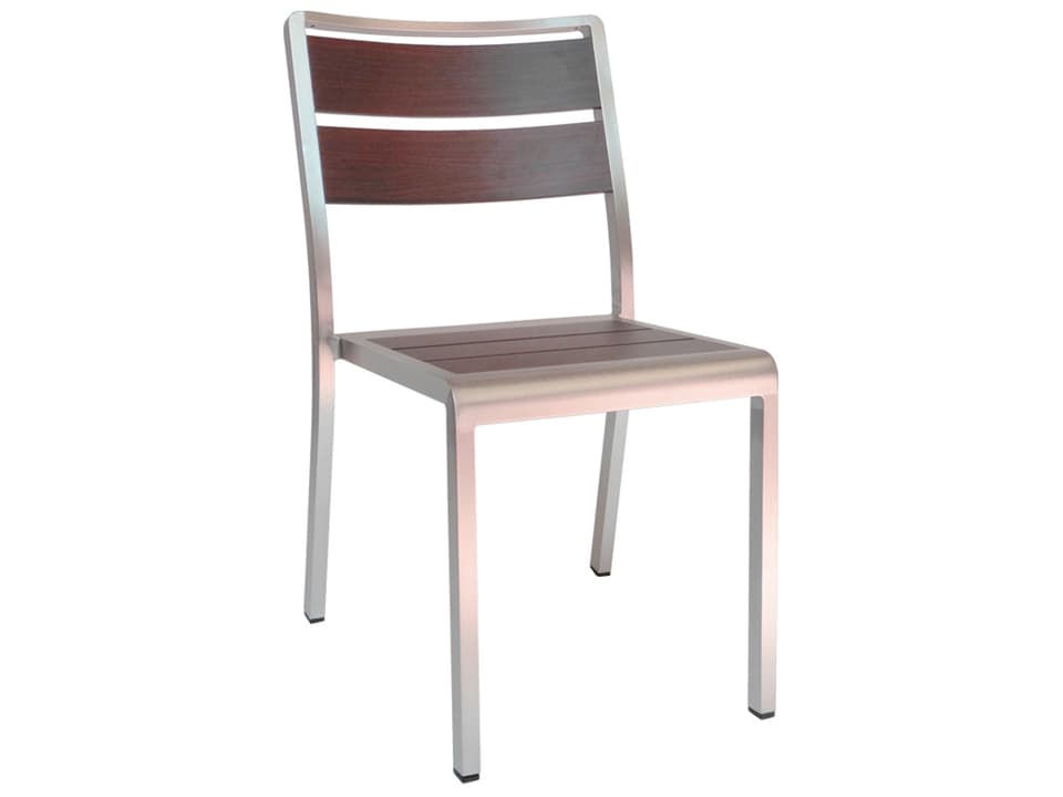Sid Aluminum Stackable Side Chair