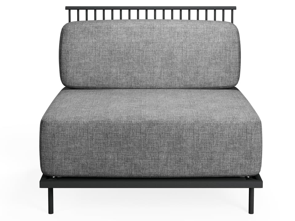 Cannolè Steel Modular Lounge Chair