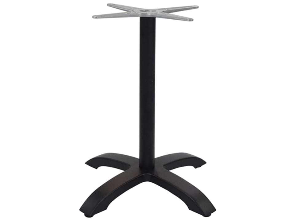 Zak 26-Inch Cast Aluminum Dine Cross Table Base