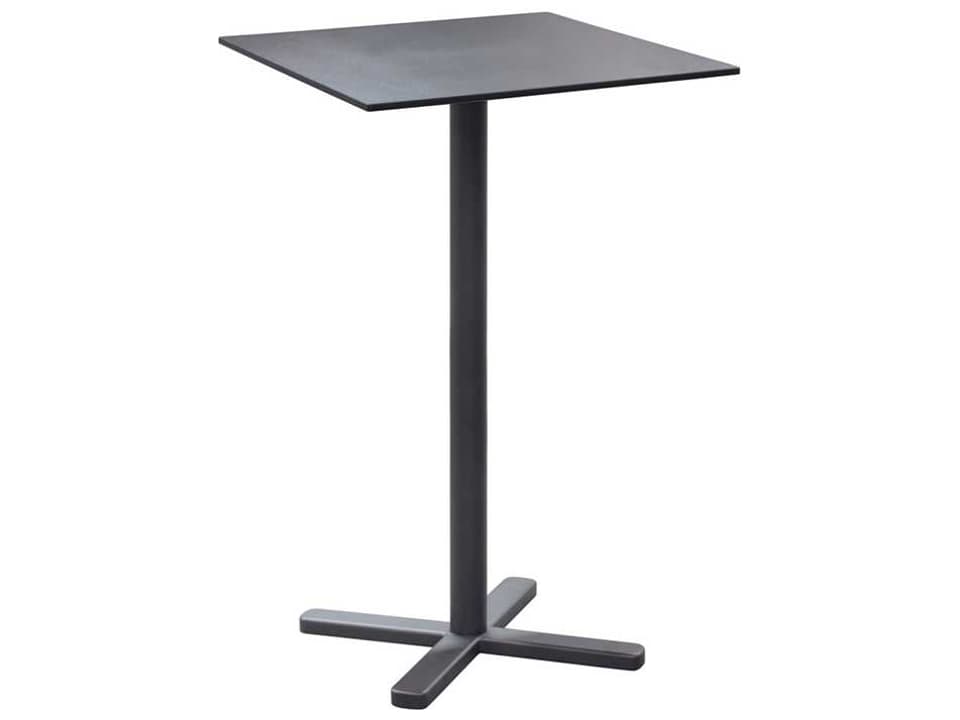 Darwin Steel Square Tilt Top Nesting Bar Table in Antique White