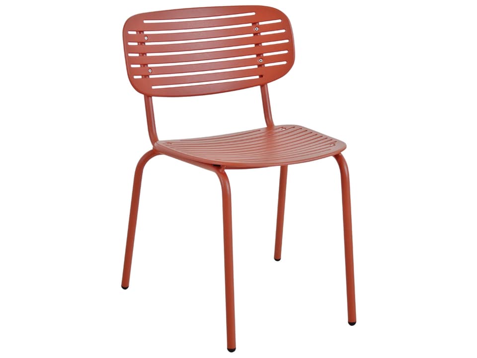 Mom Steel Stackable Patio Dining Side Chair