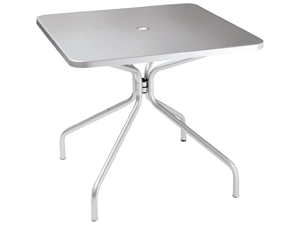 Solid Steel Square Umbrella Table