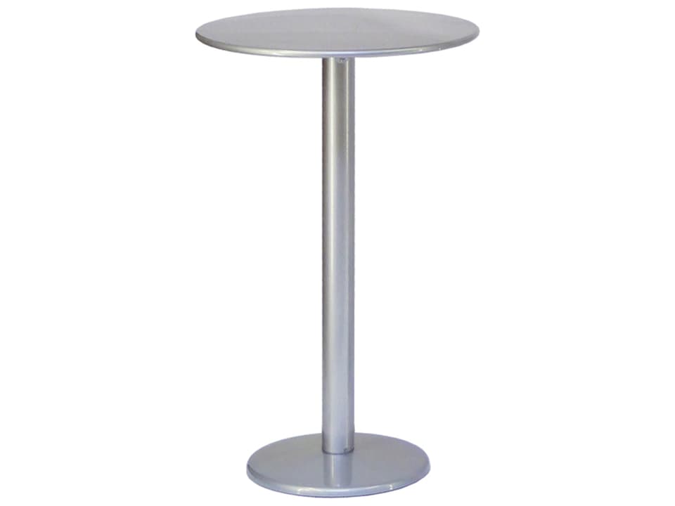 Bistro 24-Inch Round Steel Bar Table