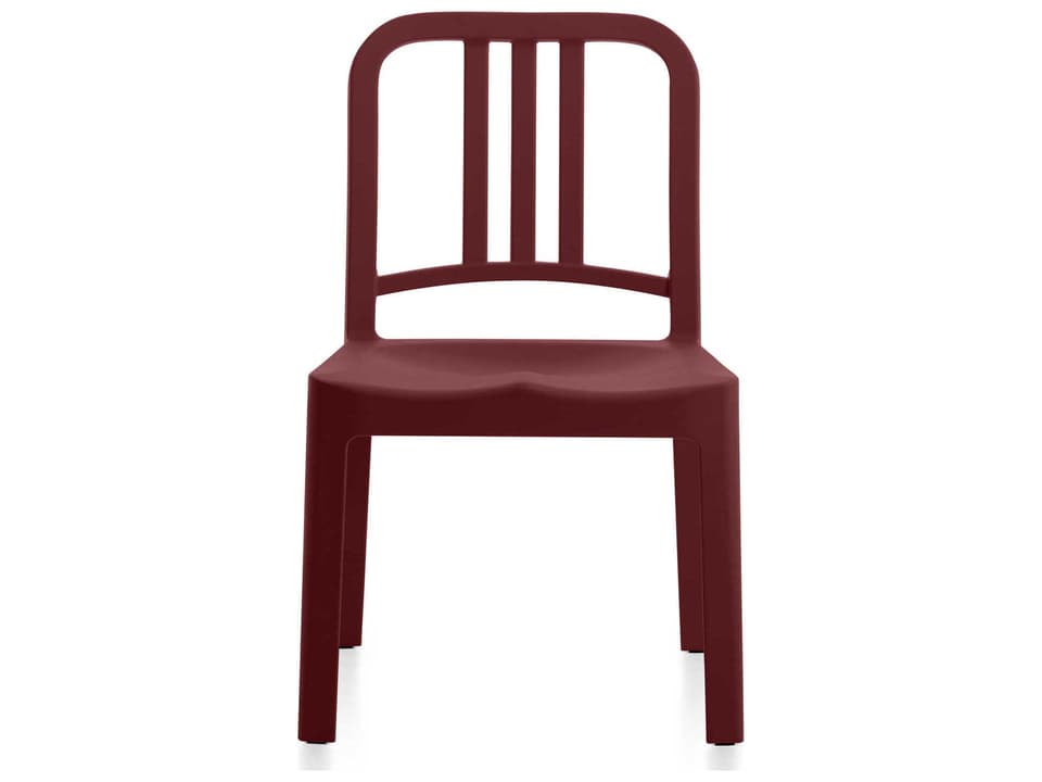 111 Navy Collection Side Dining Chair Recycled Plastic Indoor Outdoor