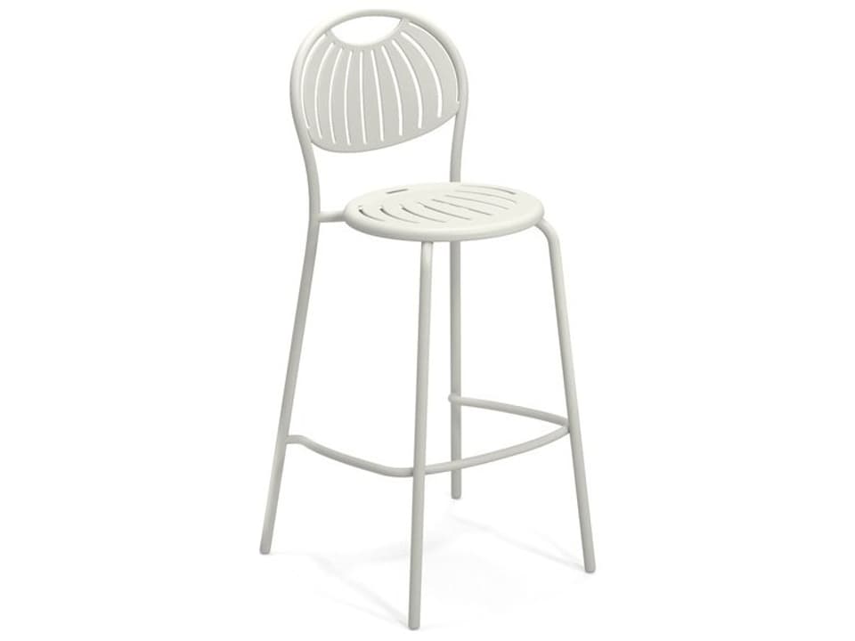 Coupole Steel Metal Bar Stool