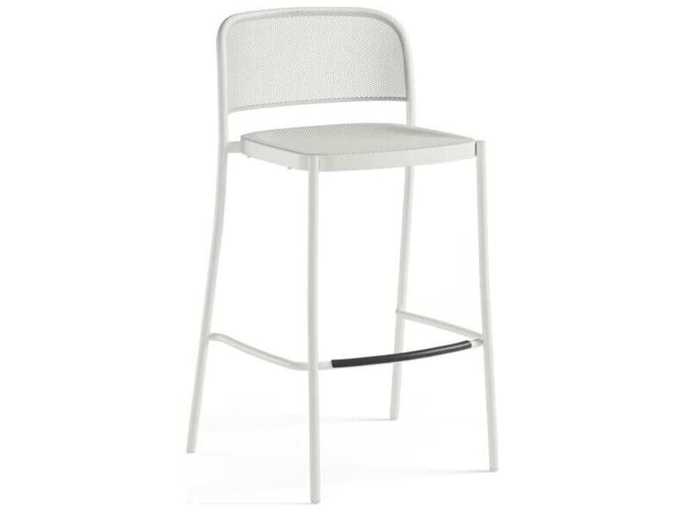 Cafe Steel Metal Bar Stool