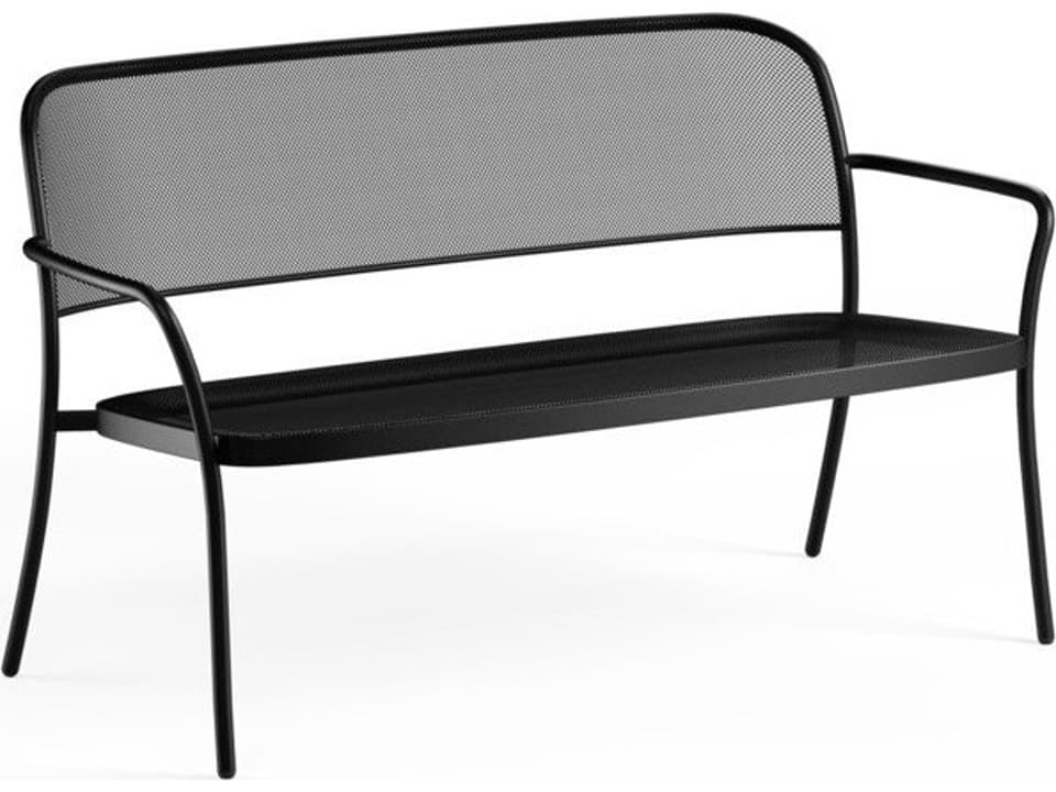 Cafe Steel Metal Loveseat