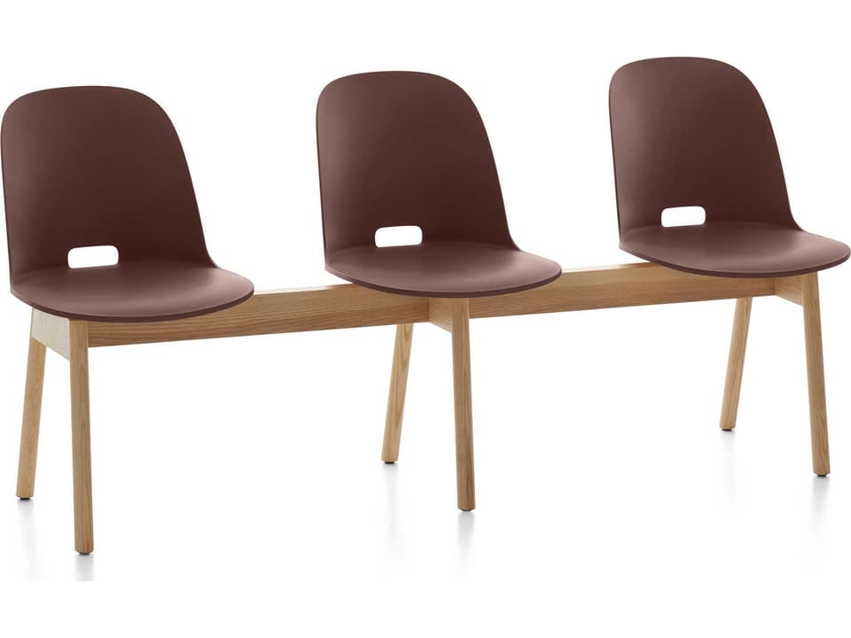 Brown Accent Bench