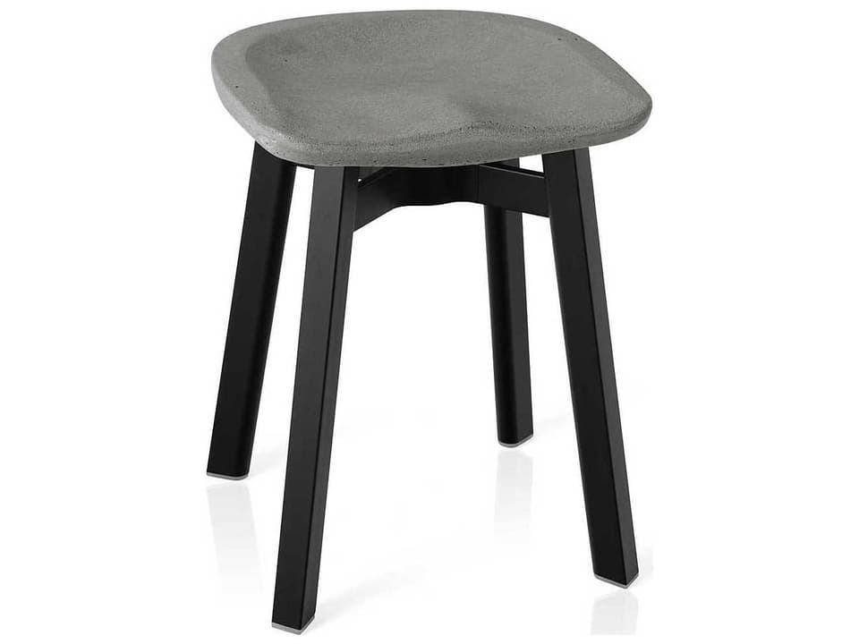 Su By Nendo Black Brown Accent Stool
