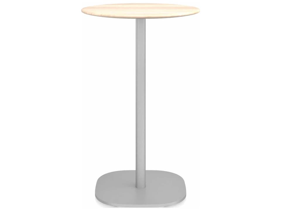 Emeco 2 Inch Round Counter Table by Jasper Morrison with Flat Base