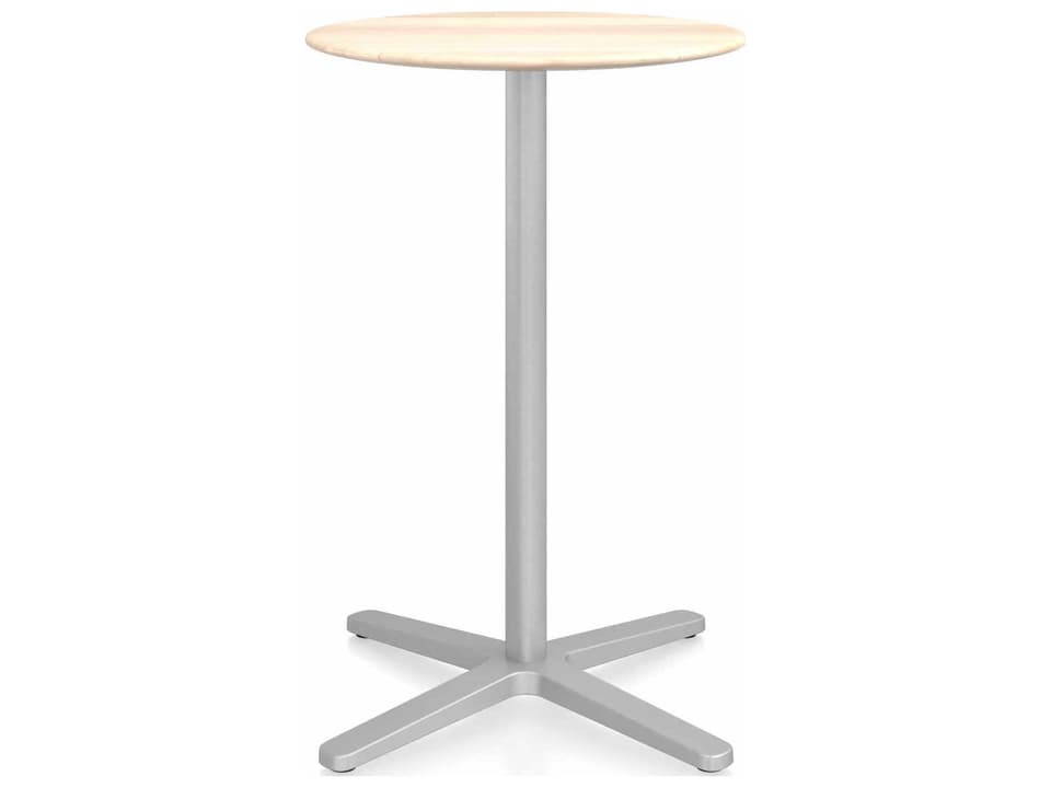 Emeco 2 Inch Round Counter Table with X-Base