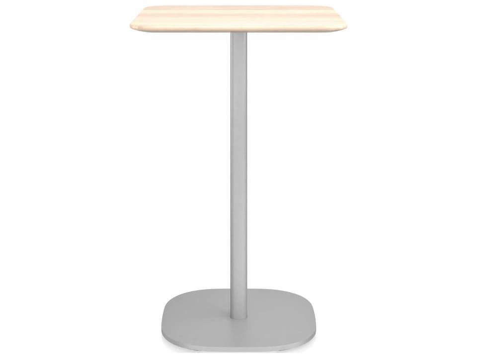 Emeco 2 Inch Square Outdoor Counter Table with Flat Base