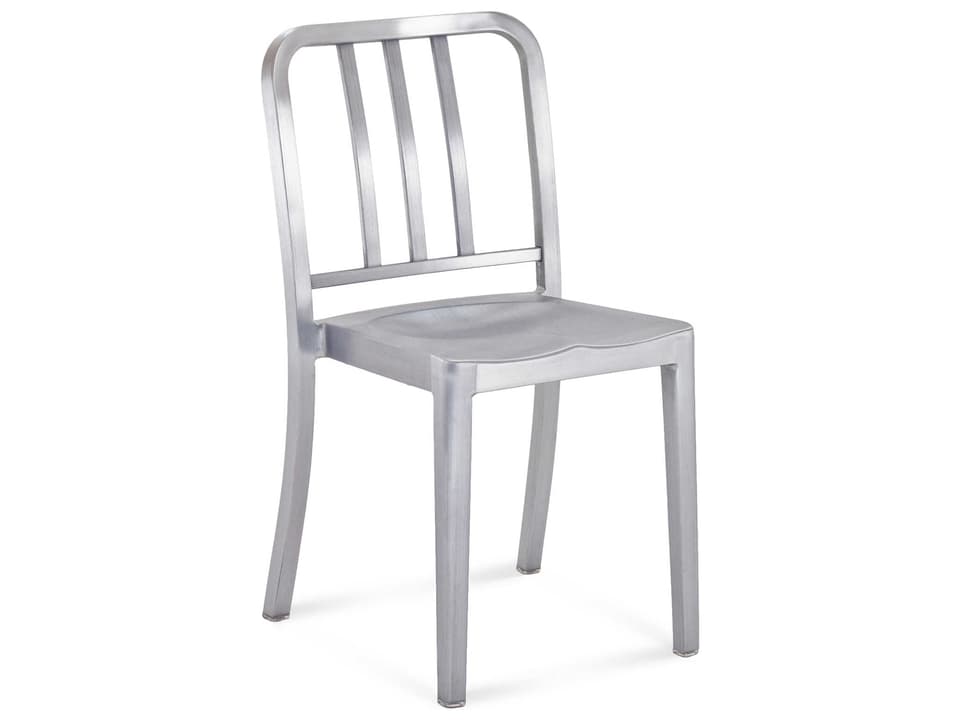 Emeco Heritage Brushed Aluminum Dining Side Chair