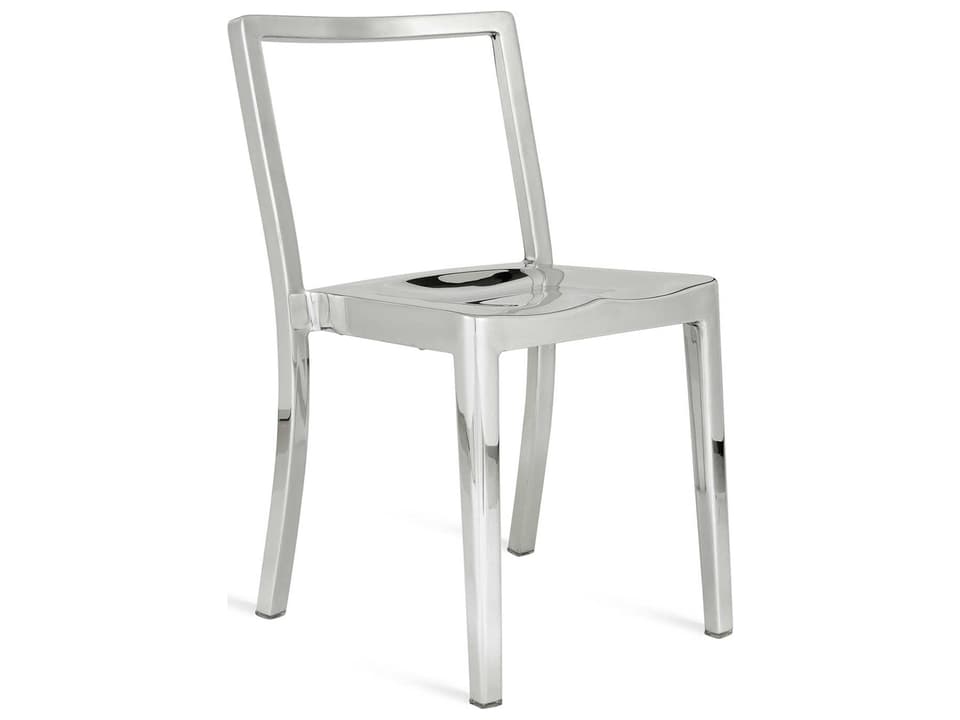 Emeco Icon Polished Aluminum Dining Side Chair
