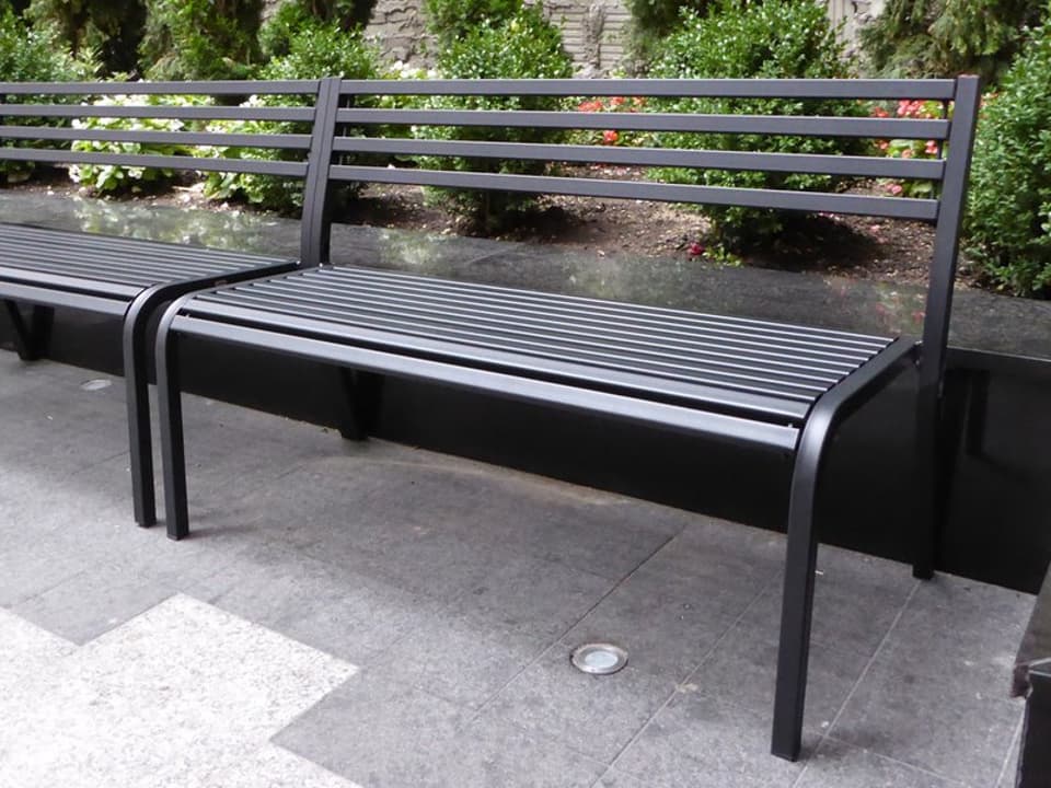 Segno Steel Outdoor Bench Set
