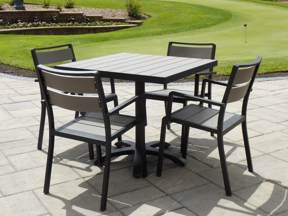 Sid Aluminum Outdoor Dining Set