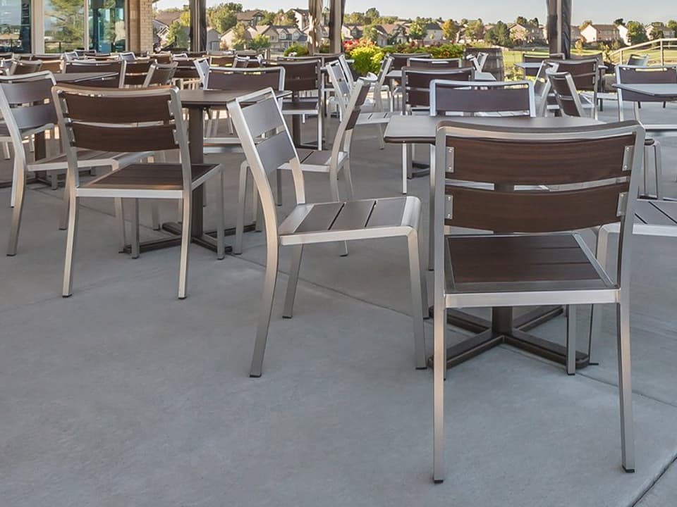 Sid Aluminum Patio Dining Set