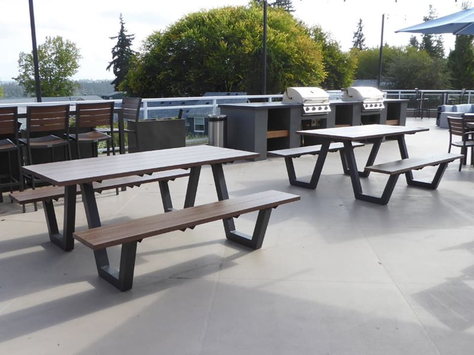 Sid Aluminum Patio Dining Set