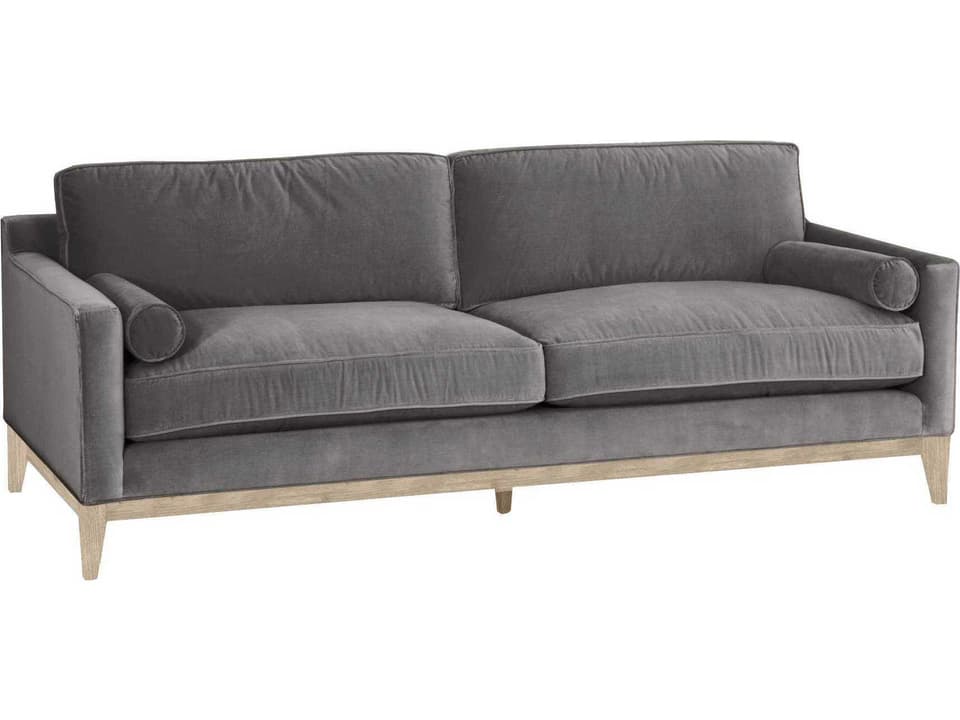 Respite Gray Upholstered Sofa