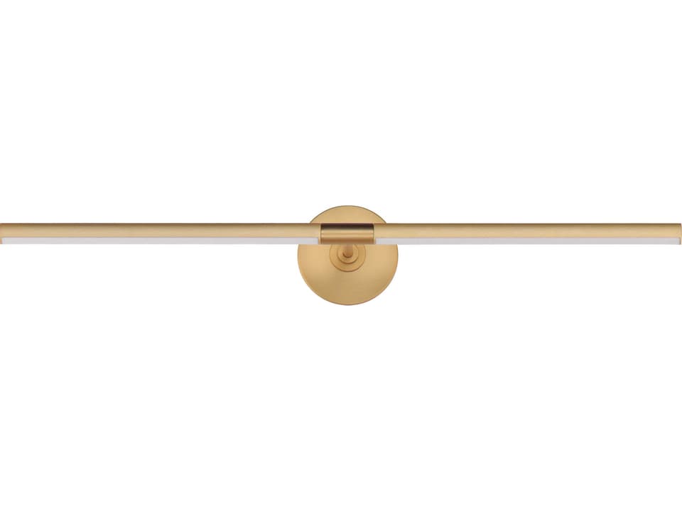 Dorian LED Picture Light in Gold Adjustable
