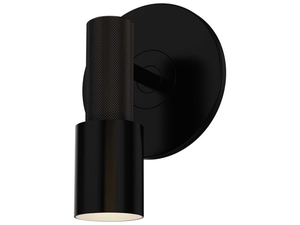 1-Light Black Wall Sconce
