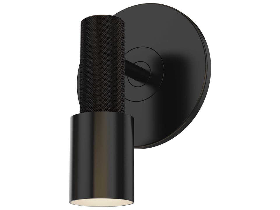 1-Light Gunmetal Black Wall Sconce