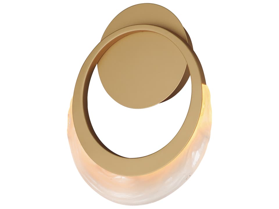Lyra 1-Light Gold Wall Sconce