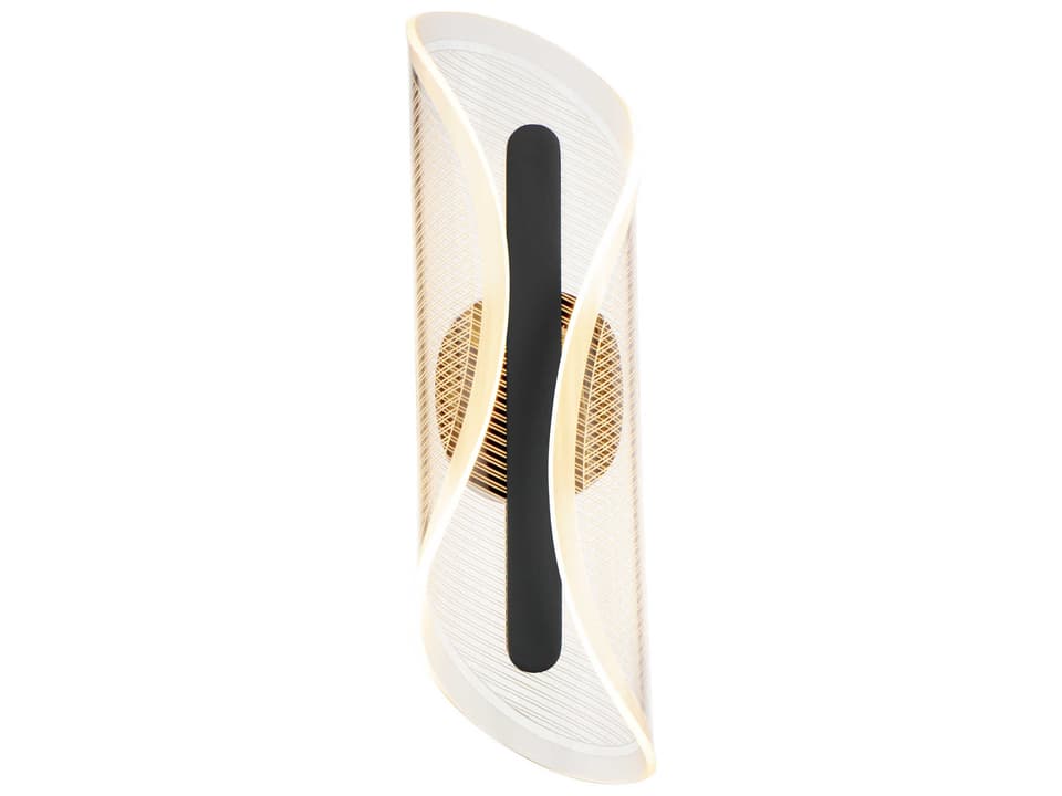 Manta 1-Light Black Wall Sconce