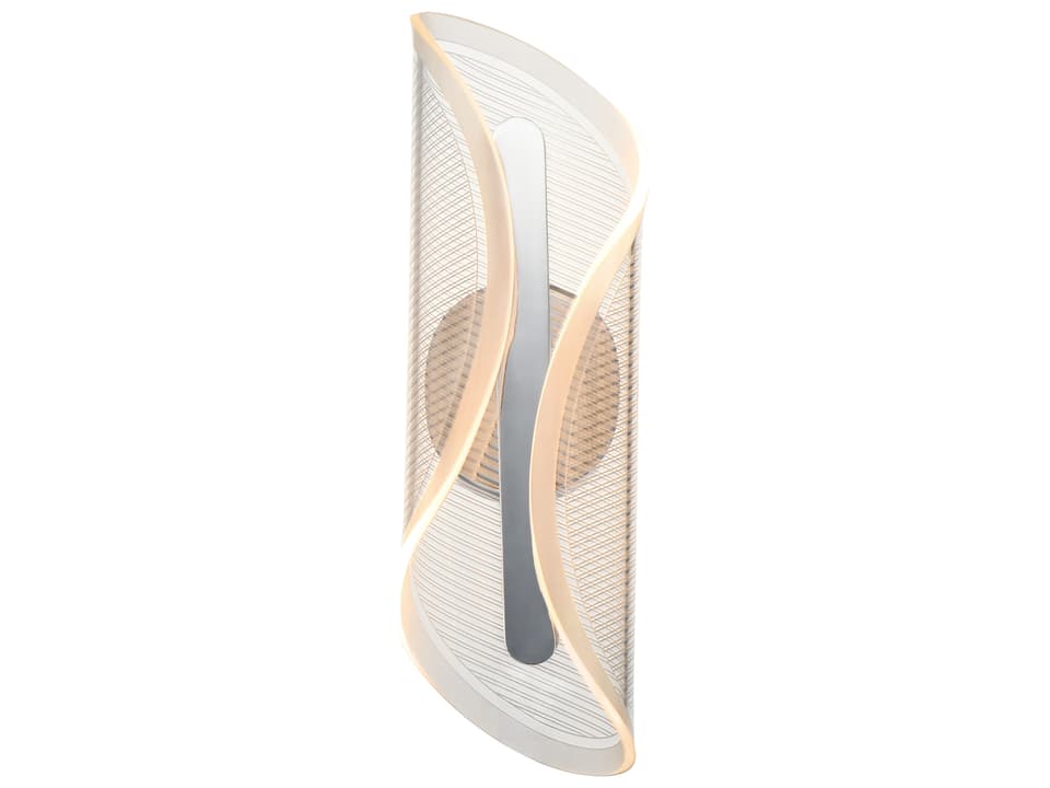 Manta 1-Light Polished Chrome Wall Sconce