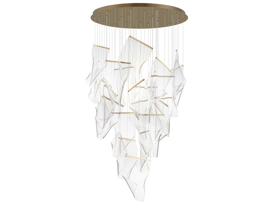 Rinkle Multi-Light Pendant in French Gold