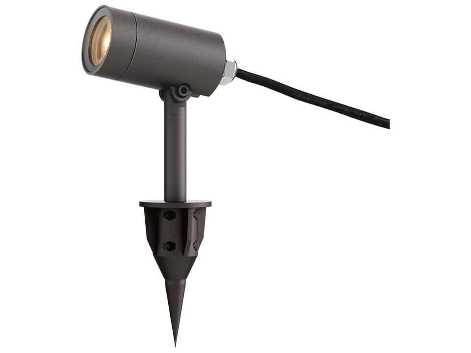 Alumilux Landscape 1-Light Integrated LED Outdoor Spot Light in Bronze