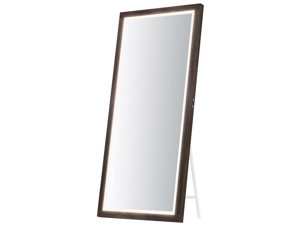 Sawyer Walnut Rectangular Floor Mirror