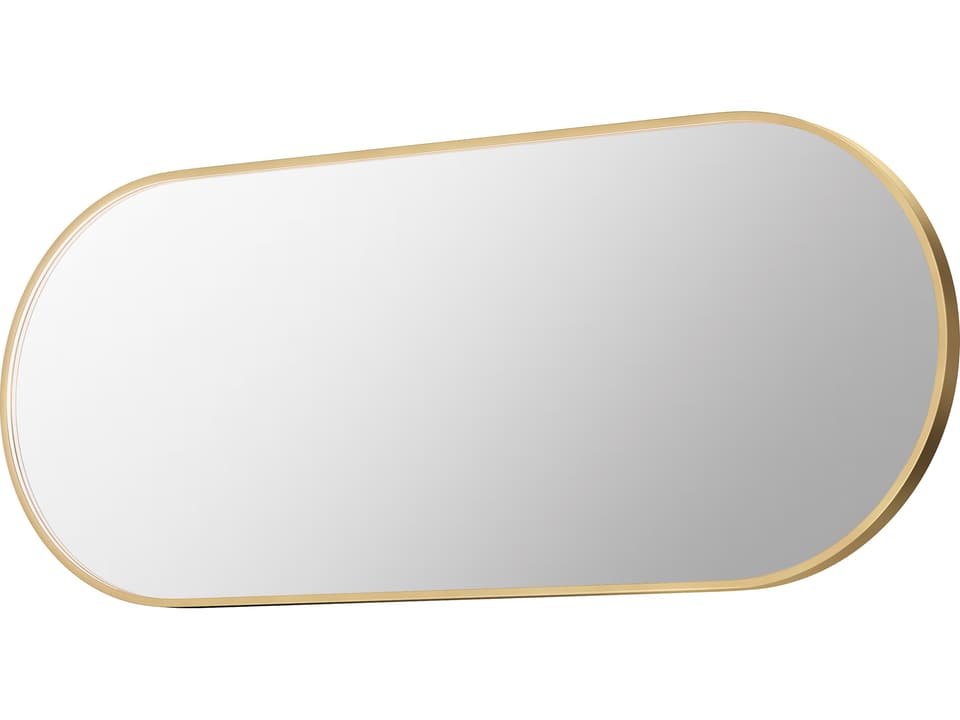 Elisse Gold Wall Mirror Oval