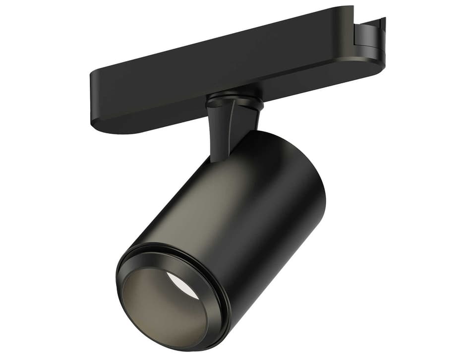 1-Light Black Cylinder Spot Light