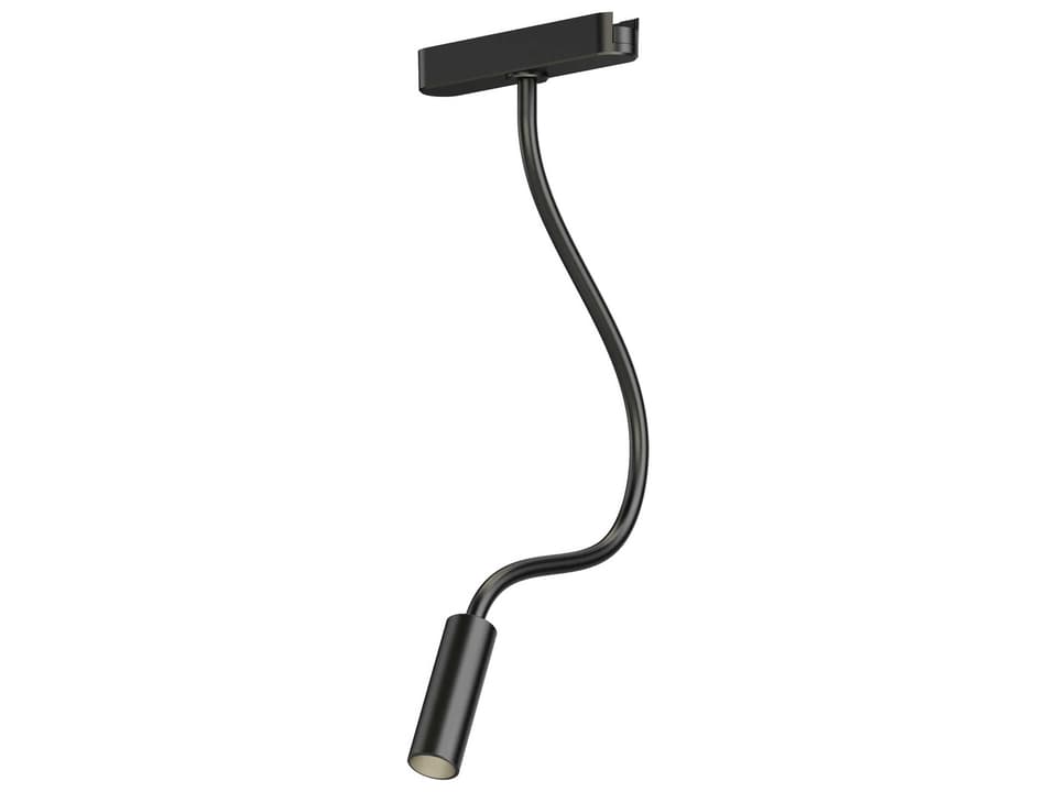 1-Light Black Cylinder Spot Light