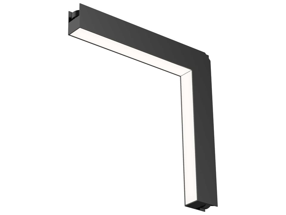 1-Light Black Geometric Track & Rail Light