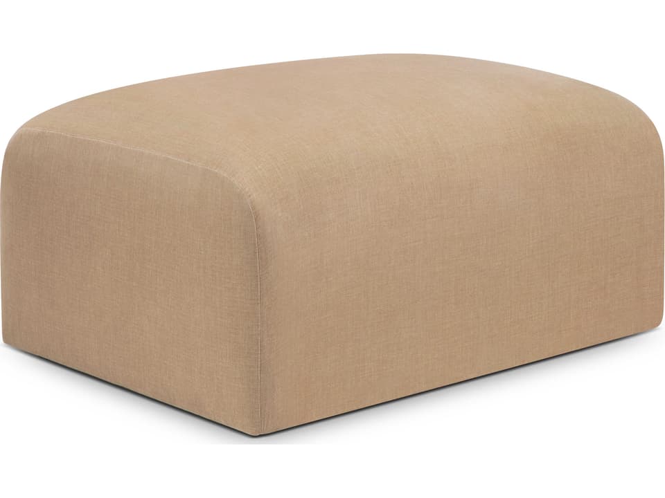 Bulky Light Sepia Footstool