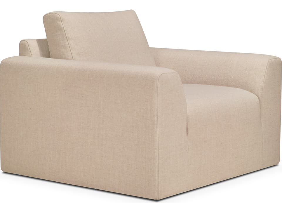 Ease Lounge Chair Leche Fabric