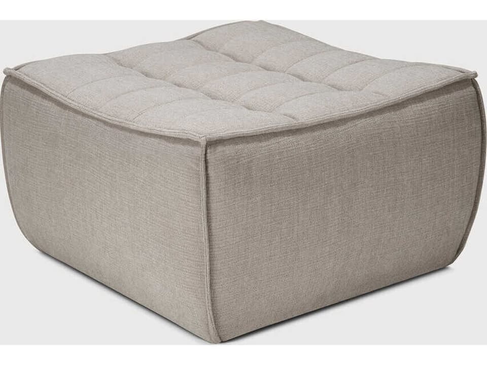 N701 Ecru Eco Footstool