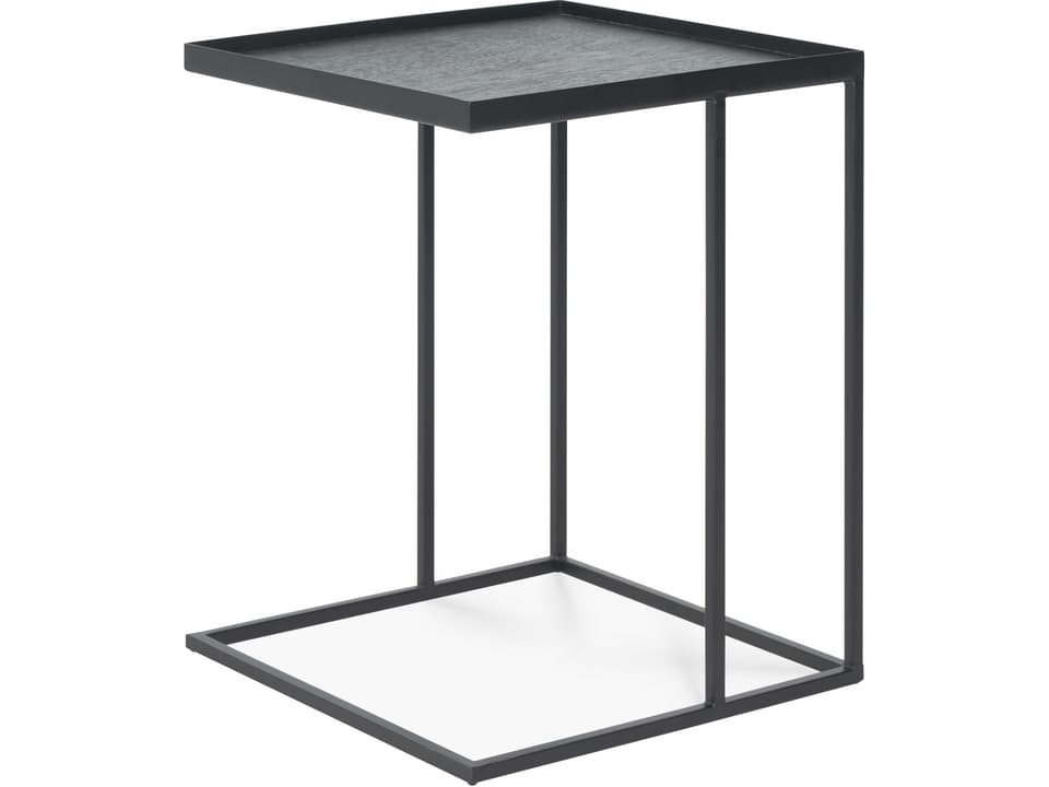 Tray Small Side Table Black