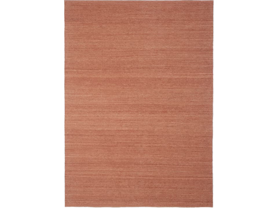 Nomad Terracotta Kilim Rug Handwoven 100 Percent Wool