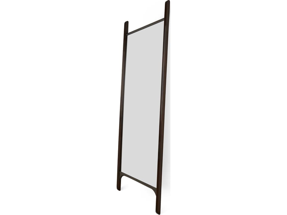 Pi Mahogany Dark Brown Pi Floor Mirror