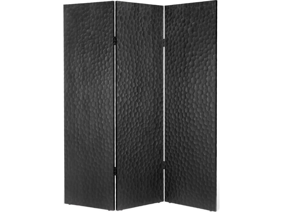 Chopped Mahogany Black Room Divider