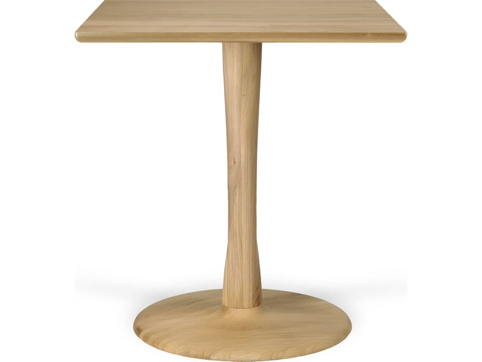 Torsion Dining Table Round Oak Sculptural
